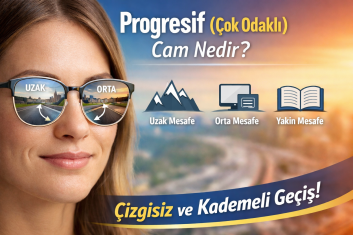 Progresif (Çok Odaklı) Cam Nedir?  /  Kimler Progresif Cam Kullanır?